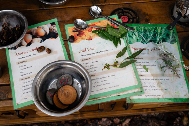 Outdoor Learning Activity Using Natural Materials